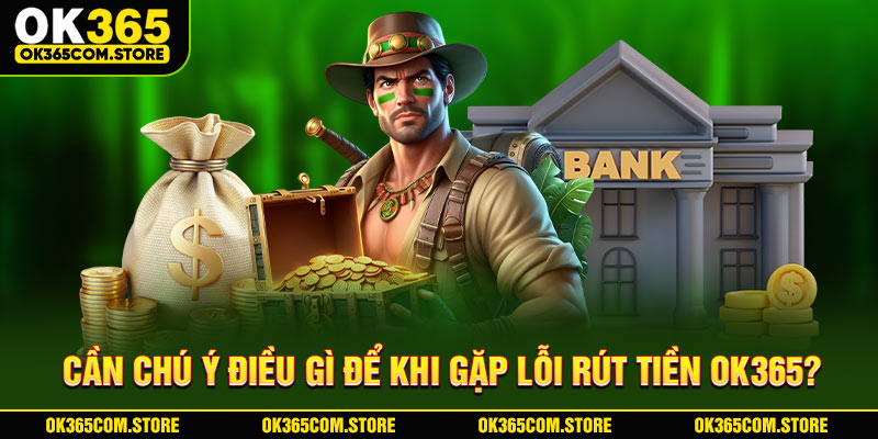 Cần chú ý điều gì để khi gặp lỗi rút tiền OK365? Cần chú ý điều gì để khi gặp lỗi rút tiền OK365?